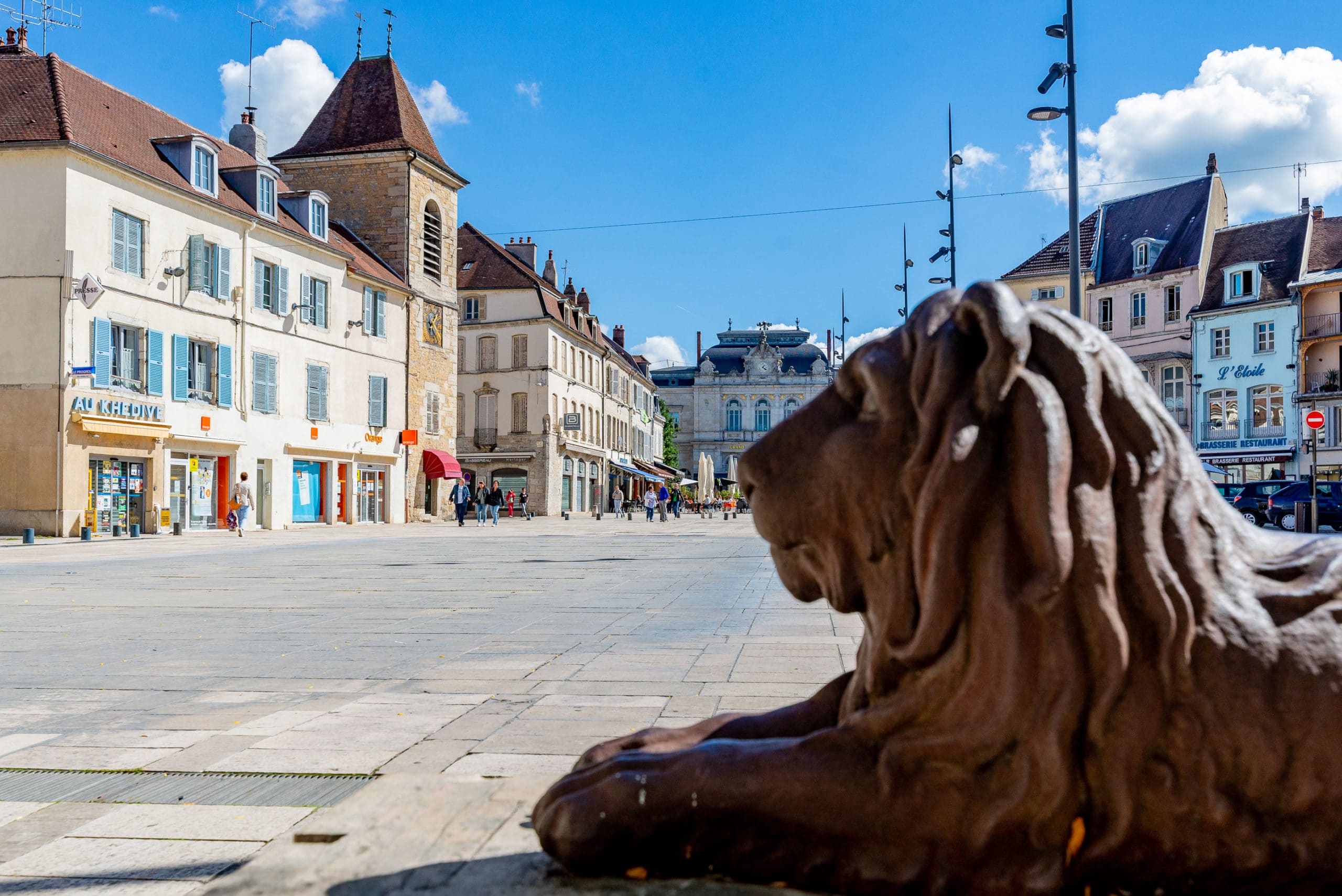 centre ville de Lons le saunier